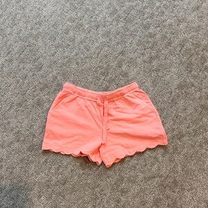 Vineyard Vines Kids Pink Scalloped Shorts
